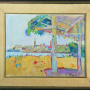 Marko Čelebonović <br>Budva, 1960 (ca.) <br>Oil on canvas, 91.5 × 73 cm <br>Signed below on the right: Marko Č